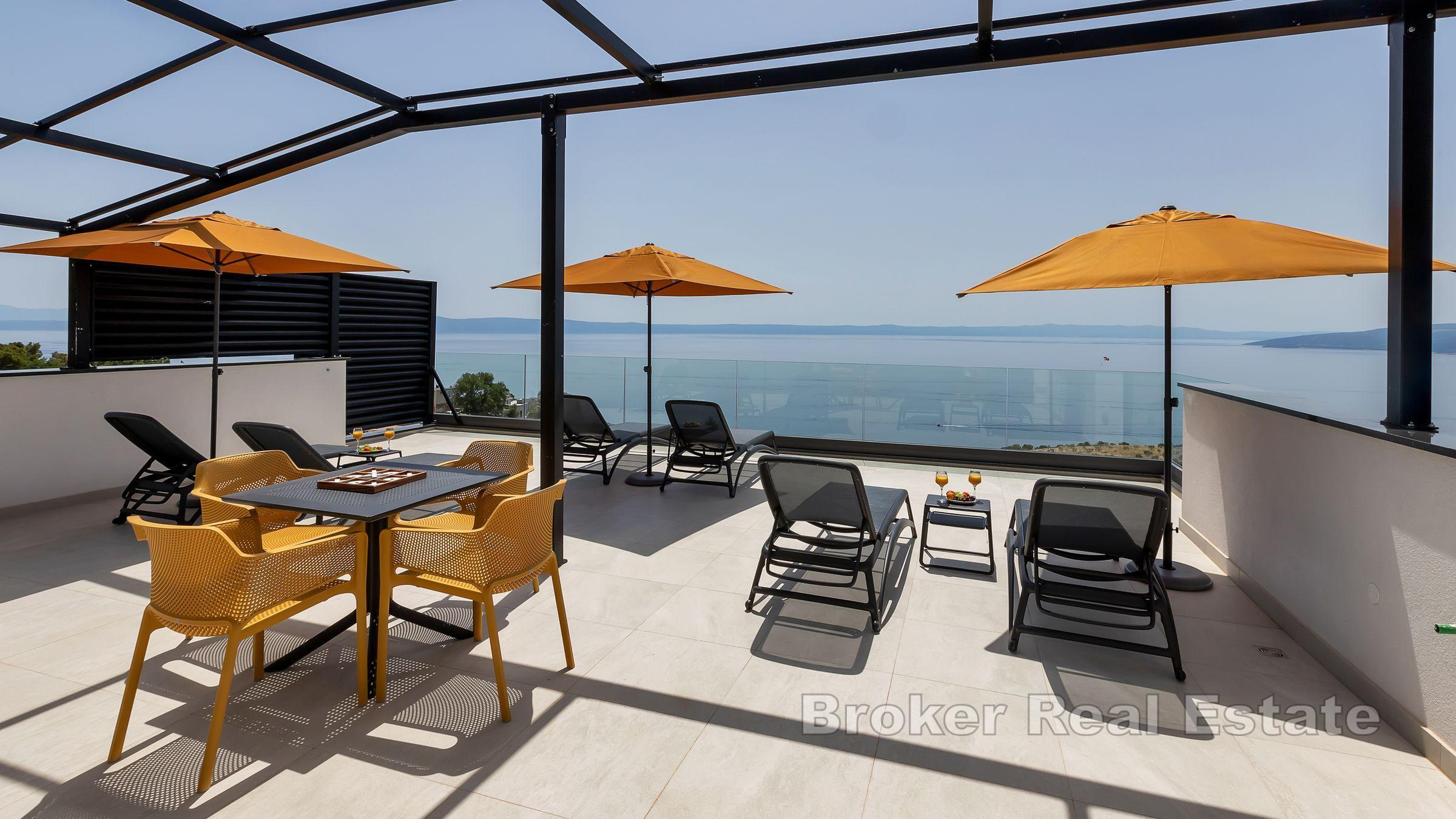 Immobilier de luxe avec vue dégagée sur la mer