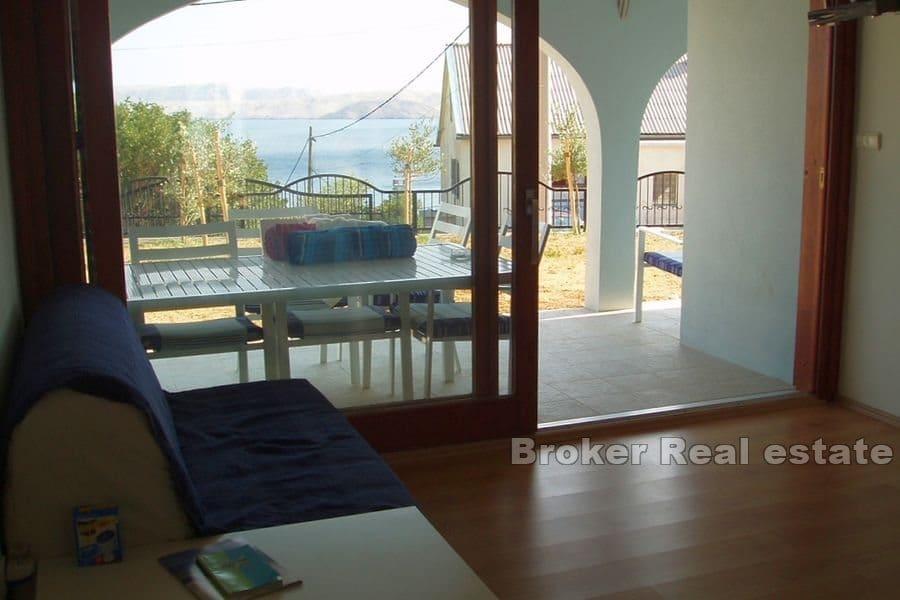 Apartment house with open sea view