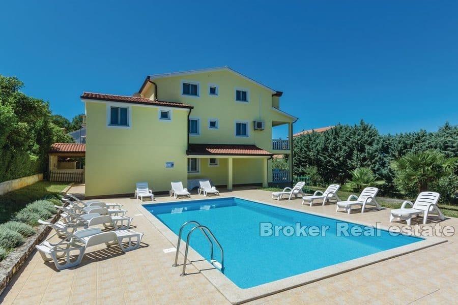 House with a pool on a spacious land