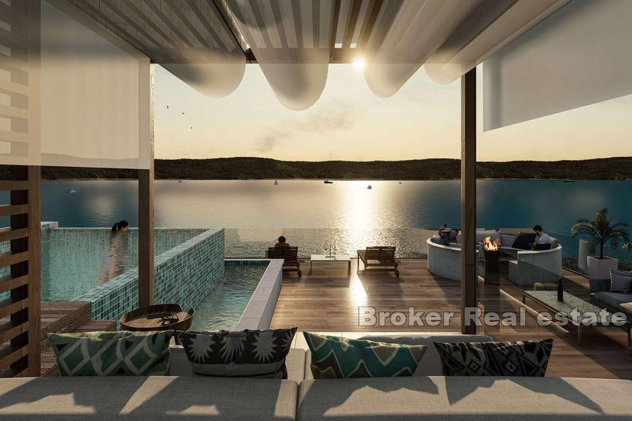 Luksusowy penthouse z widokiem na morze