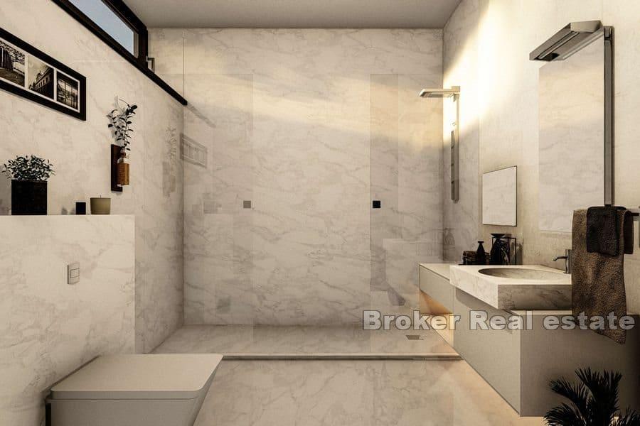 Luksusowy penthouse z widokiem na morze