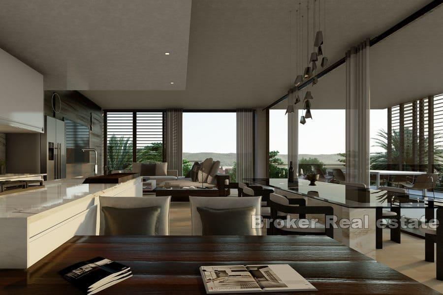 Penthouse z otwartym widokiem na morze