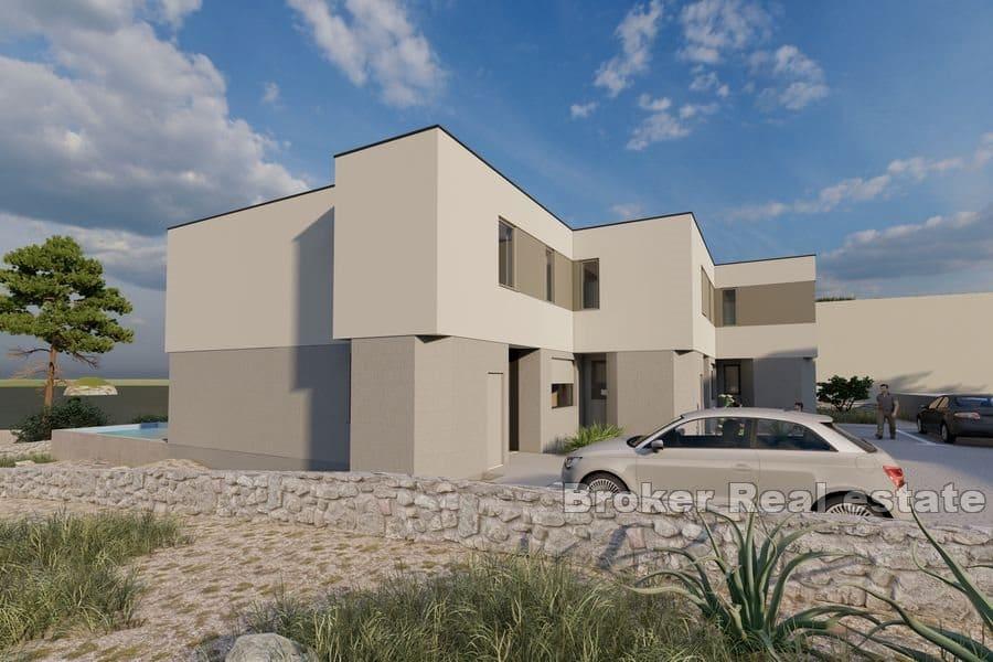 Maisonette-Apartments mit Pool- und Meerblick