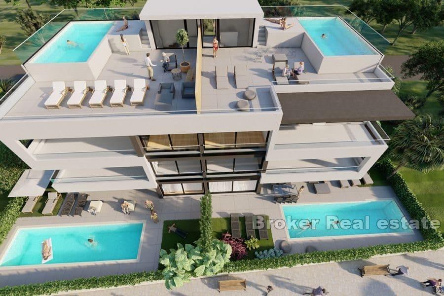 Appartement première rangée de la mer