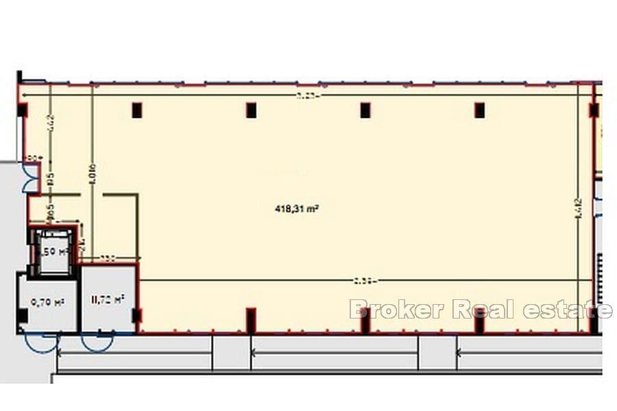 Kommersiella lokaler första raden till havet