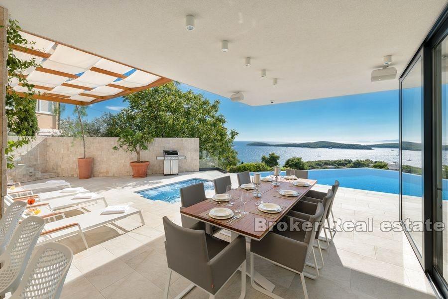 Luxury villa with open sea view