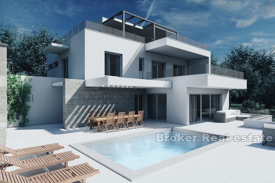 Villa con vista sul mare aperto