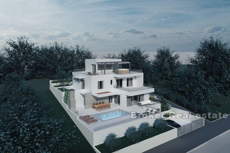 Villa con vista sul mare aperto