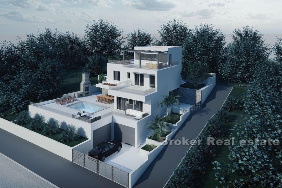 Villa con vista sul mare aperto