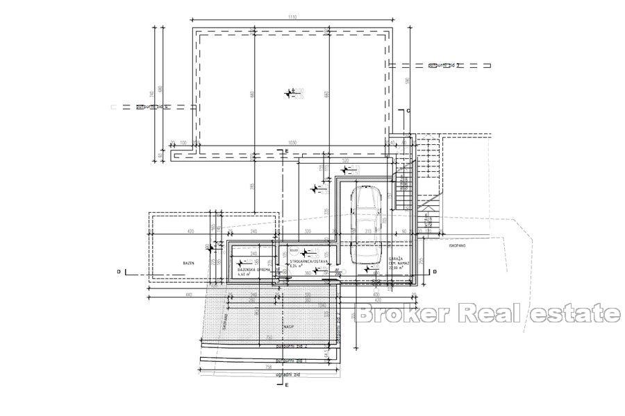 Villa con vista sul mare aperto