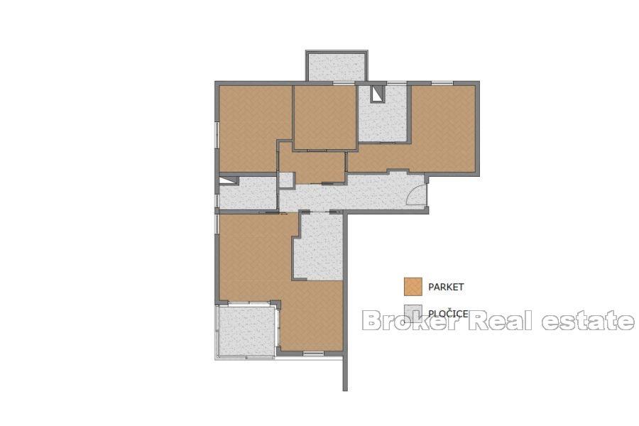 Ravne njive, appartamento con tre camere da letto