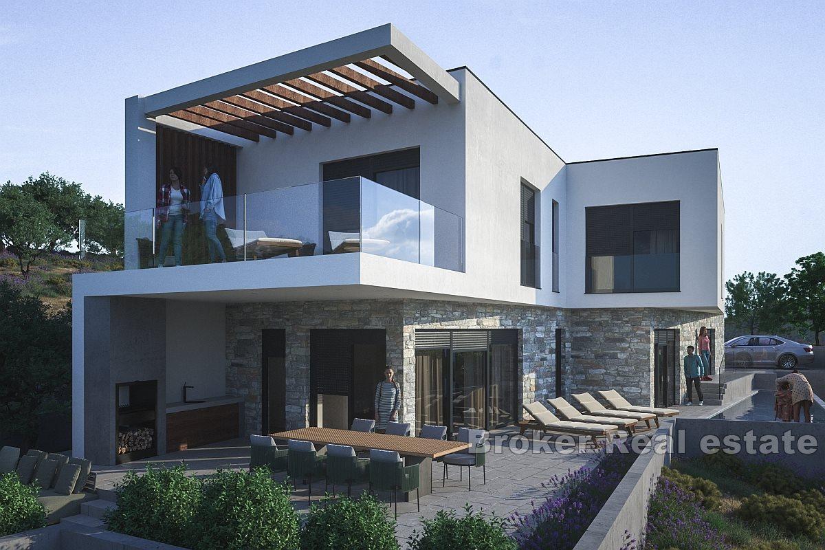 Neu gebaute Villa mit Pool und Meerblick