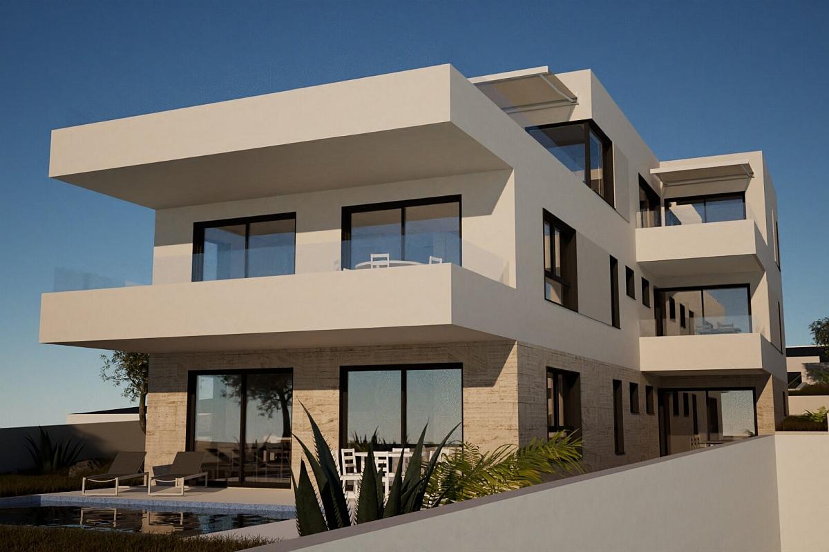 Beau terrain constructible avec projet et permis de construire