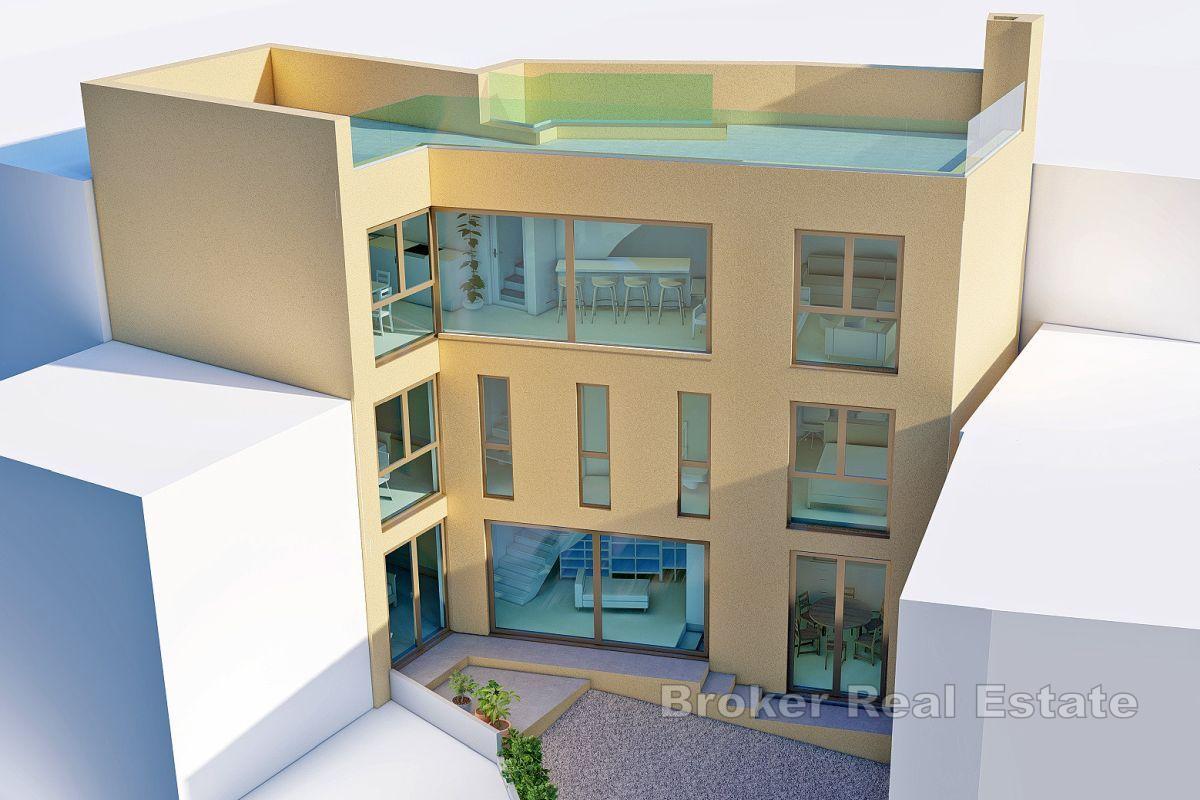 Dalmatisk stenhus för renovering med projekt