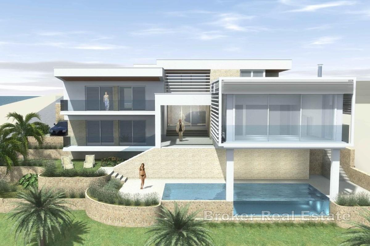 Atraktivní stavební pozemek v první řadě u moře