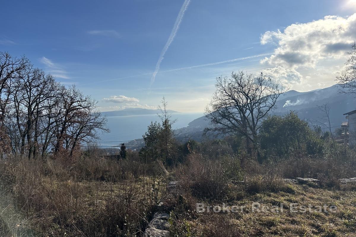 Baugrundstück mit Konzeptentwurf und Meerblick