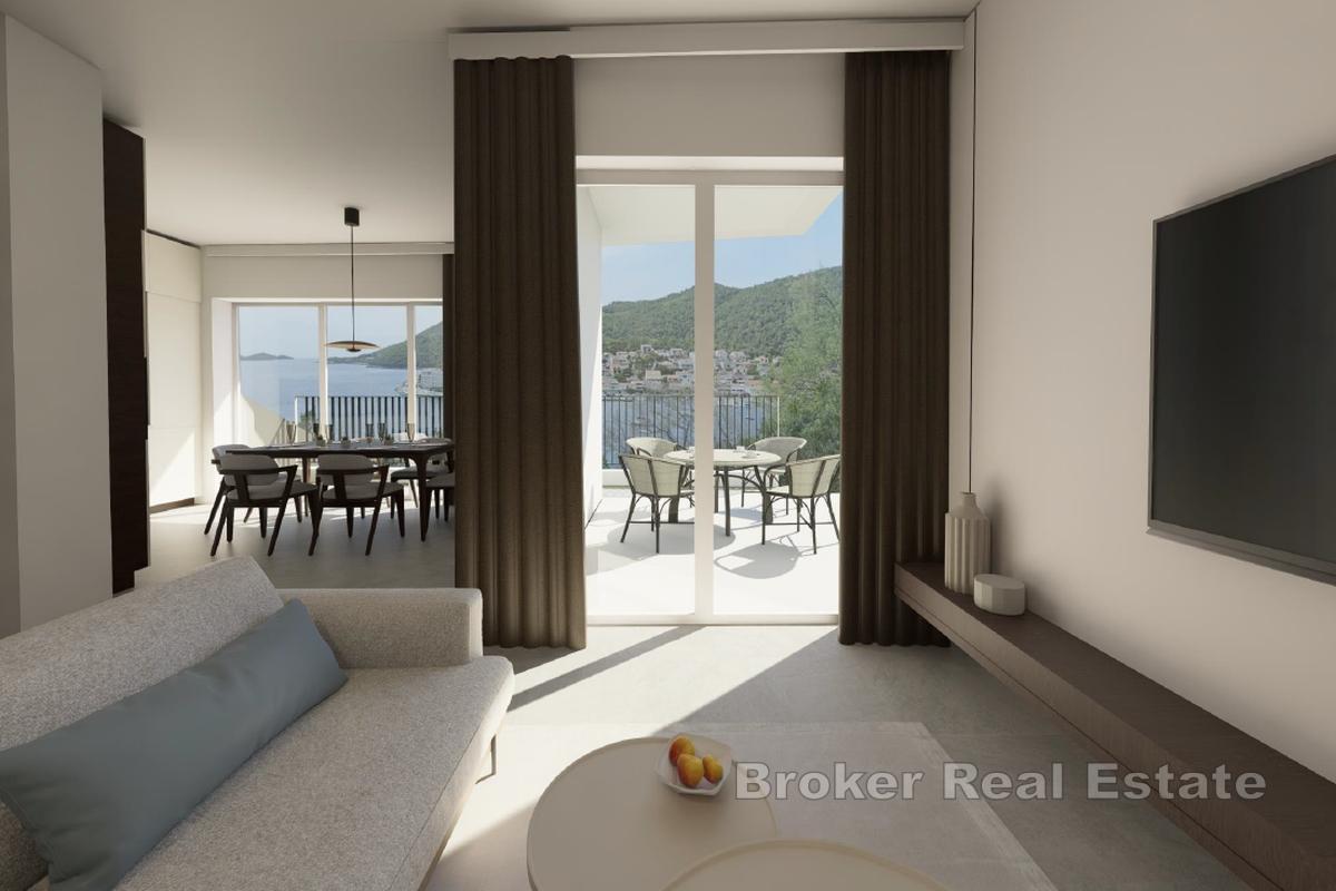 Apartmanska kuća u drugom redu od mora