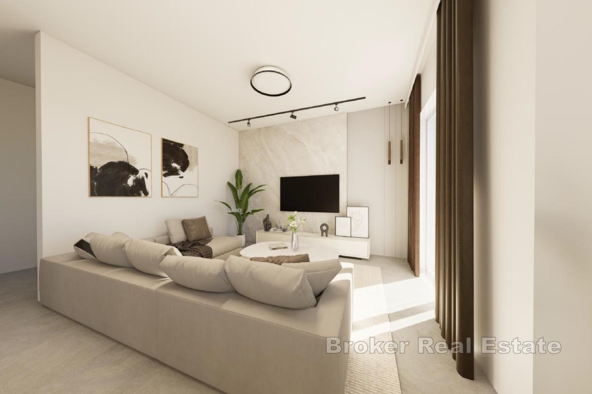 Maisonette-Wohnung in einem Neubau in zweiter Reihe zum Meer