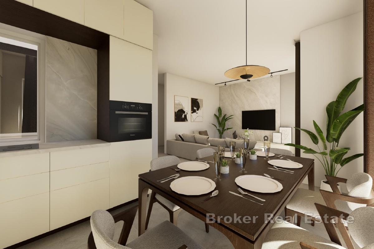 Appartamento duplex in un nuovo edificio in seconda fila dal mare