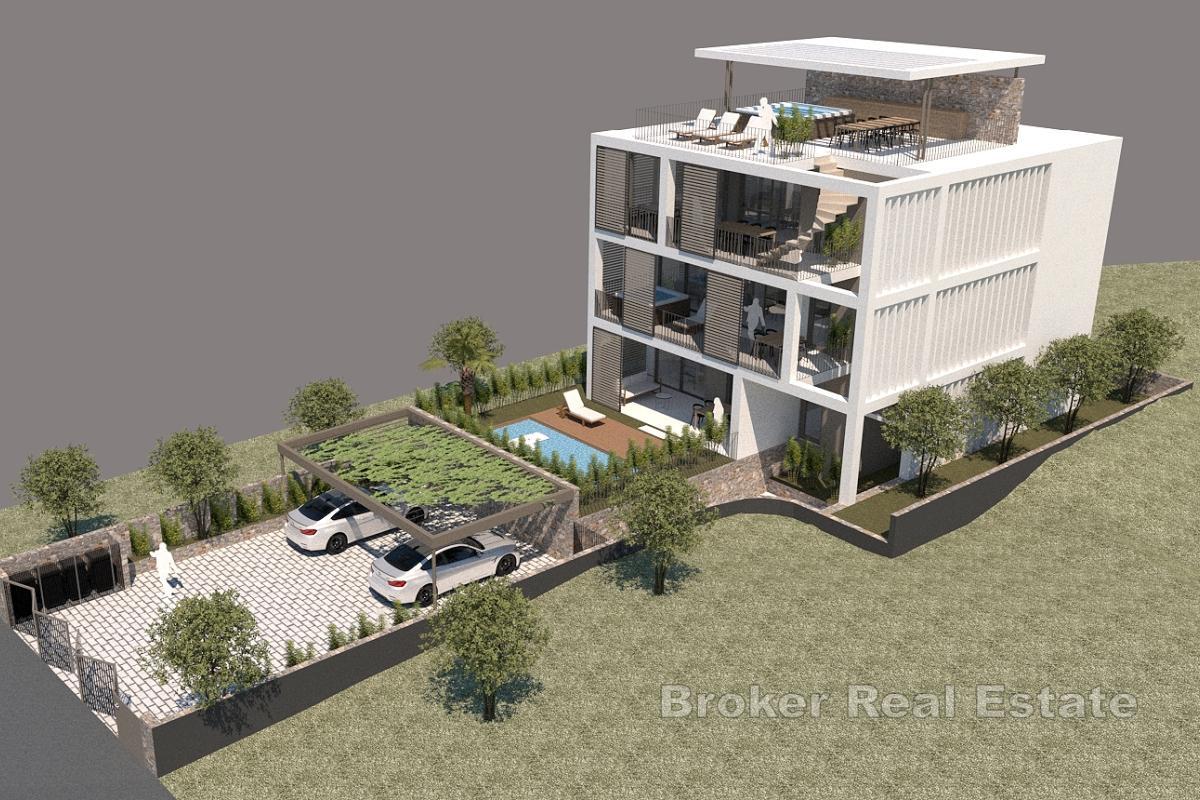 Penthouse avec vue mer