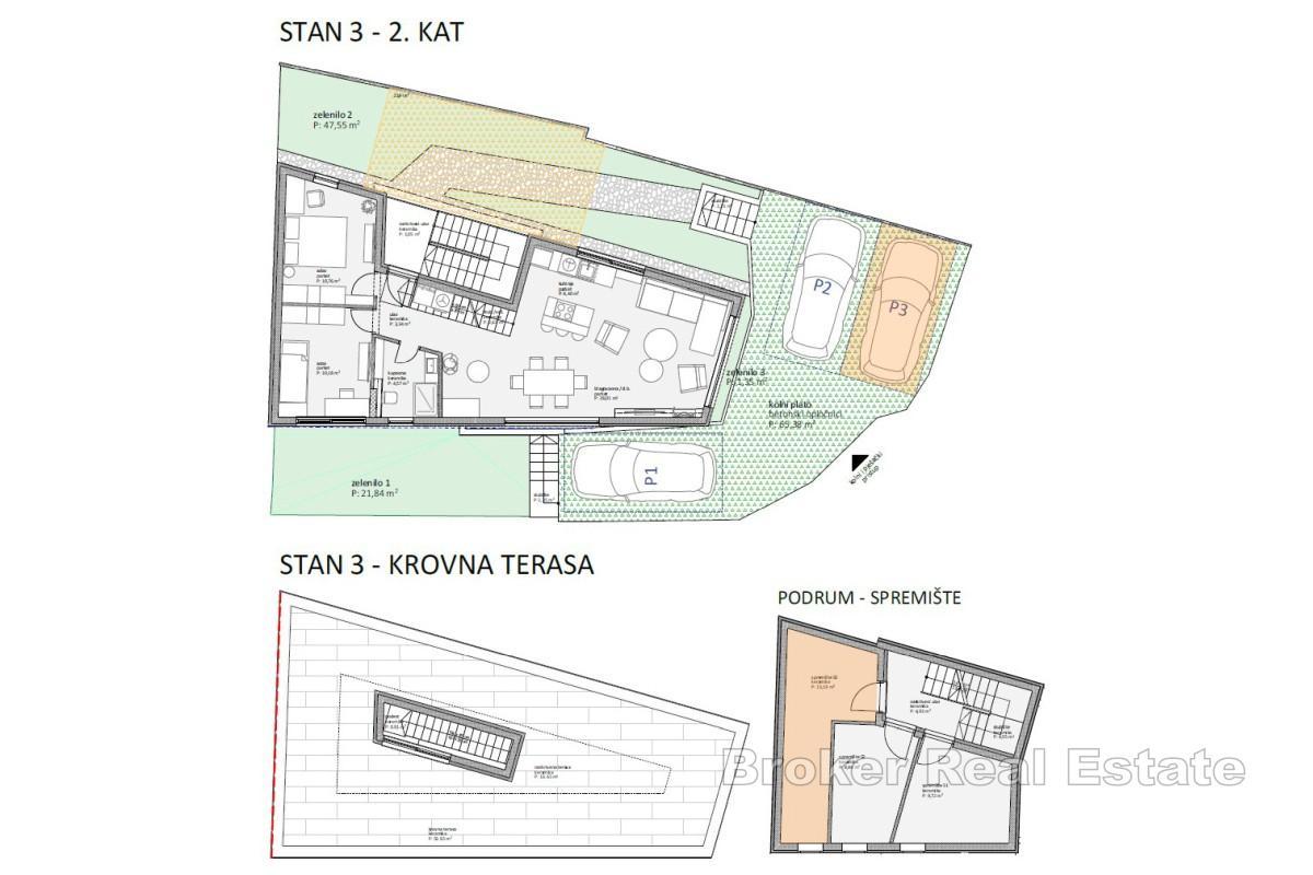 Bostadsprojekt med bygglov och pågående byggnation