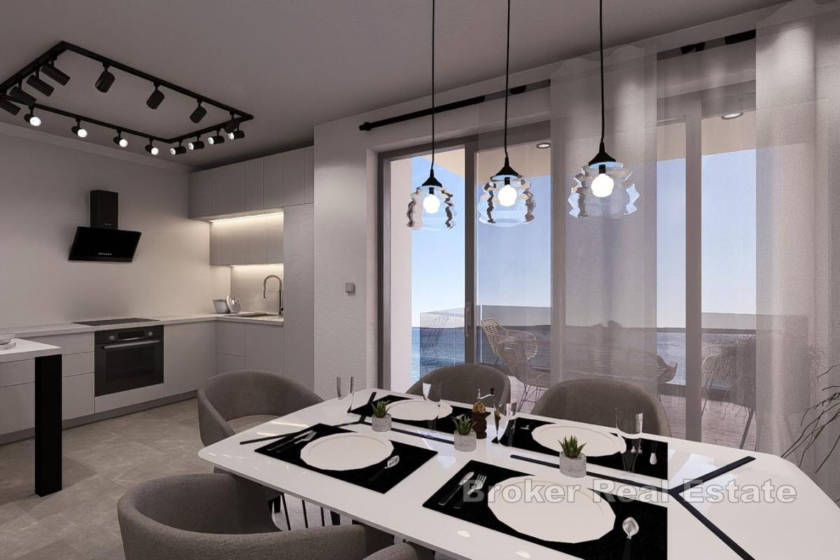 Nowoczesny apartament z dwiema sypialniami nad morzem