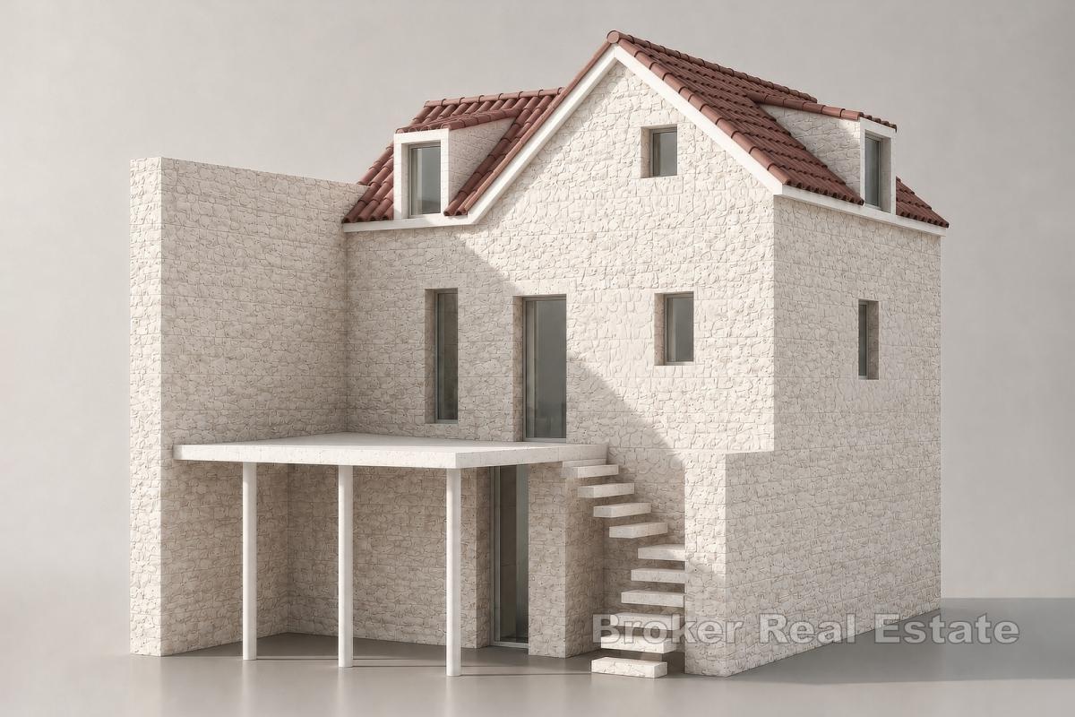 Maison traditionnelle en pierre à rénover