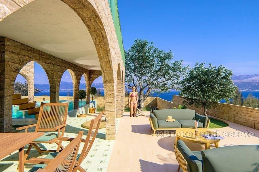 Attraktivt tomt for bygging av 4 villaer, til salgs