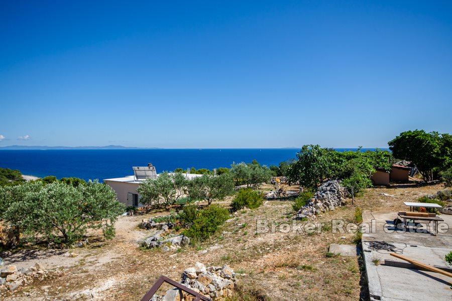 Building land plot with the sea view, for sale