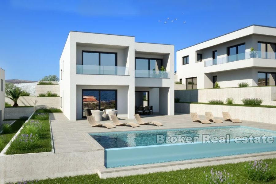 002 2022 225 near rogoznica two modern villas for sale