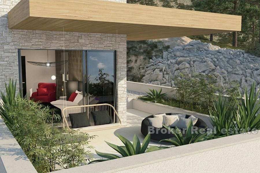 0004 5016 30 villa by the sea under construction Omis for sale