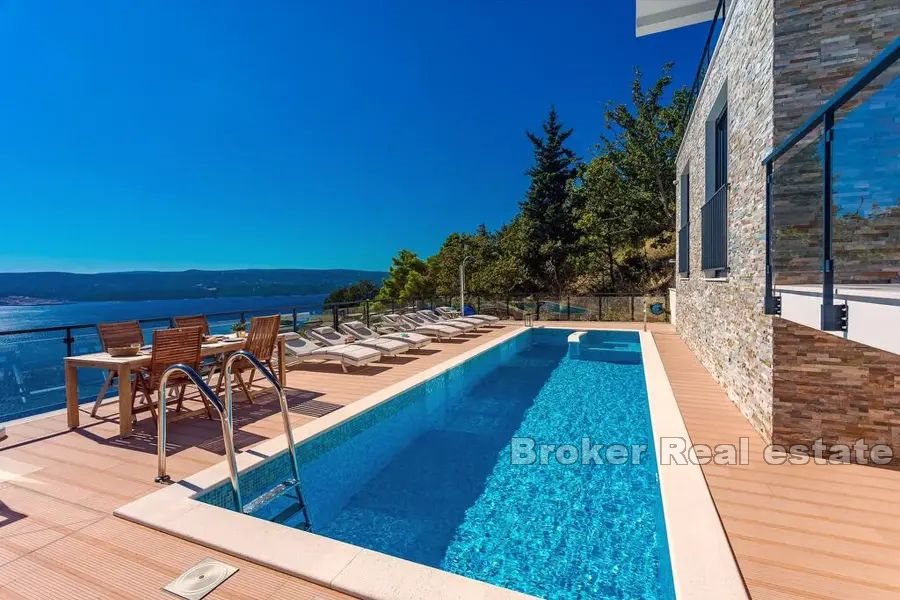 001 2025 73 Omis modern villa with pool and sea view