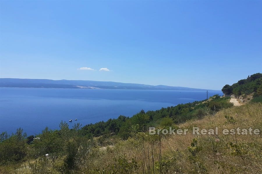 002 2021 286 Building land with panoramic sea view Omis for sale