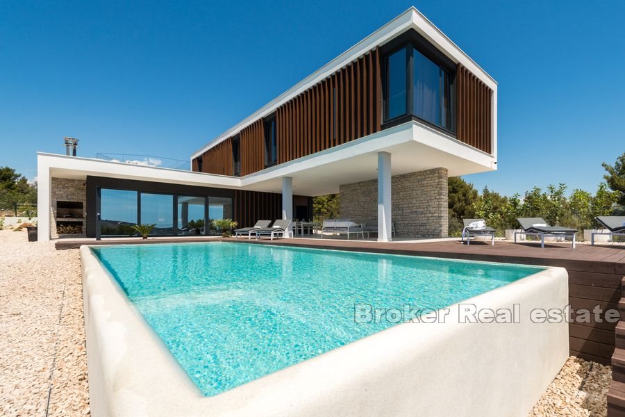 05 2022 319 Primosten villa with pool and sea view for sale